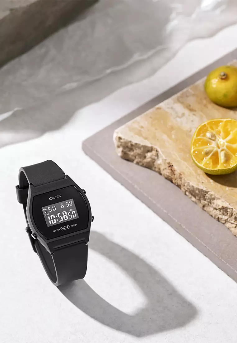 Casio - Jam Tangan Wanita - Black - Resin Strap - LW-204-1BDF