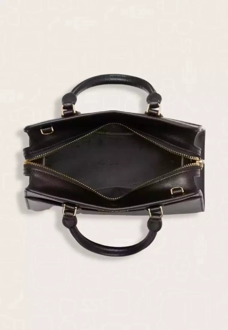 Kate Spade Madison Saffiano Leather Small Satchel Black