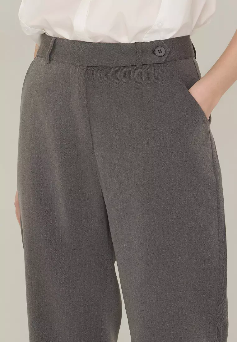 Allona Relaxed-Fit Pants with Pocket Detail