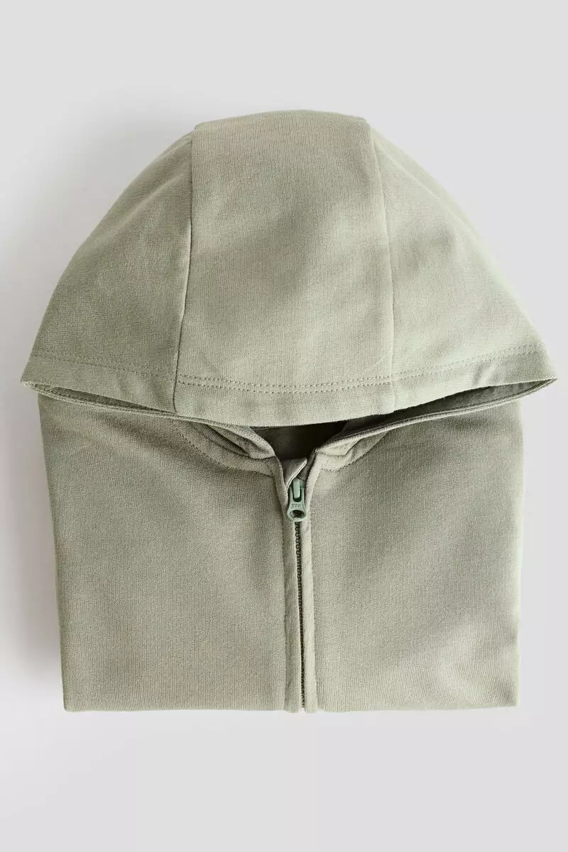 Zip-through hoodie