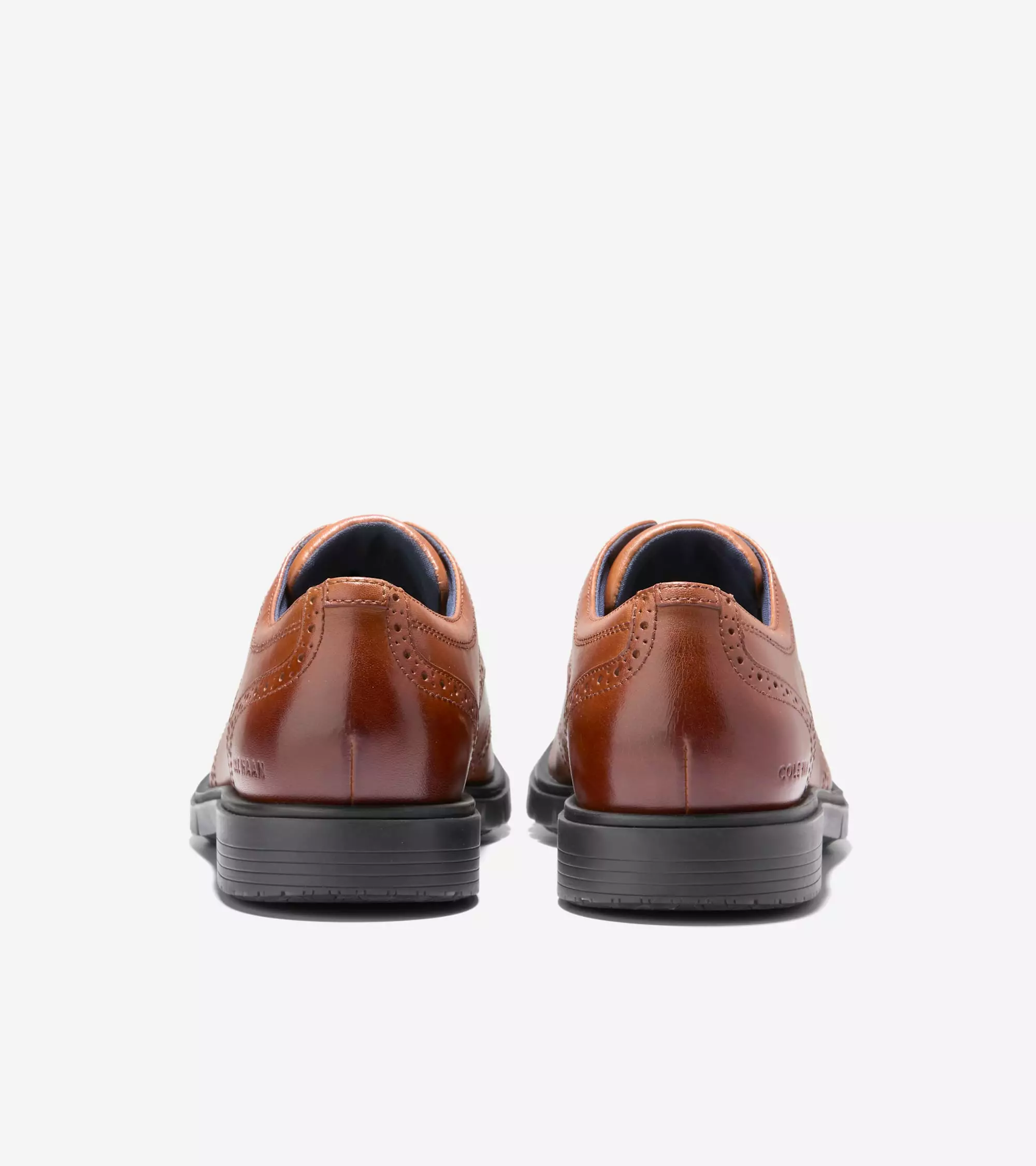 Cole Haan Man Grandflex Dress Wingtip Oxford - Sepatu Pria (Brown)
