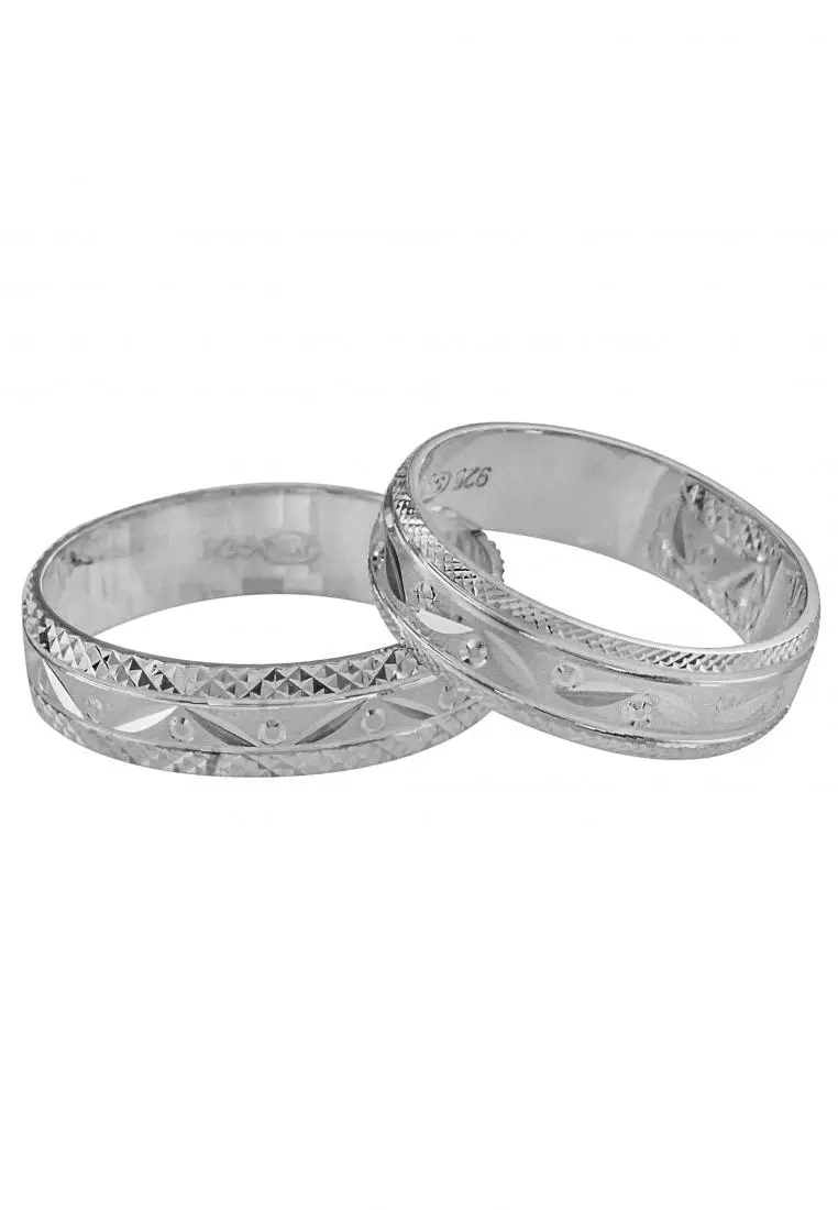 Unisilver rings couple price on sale