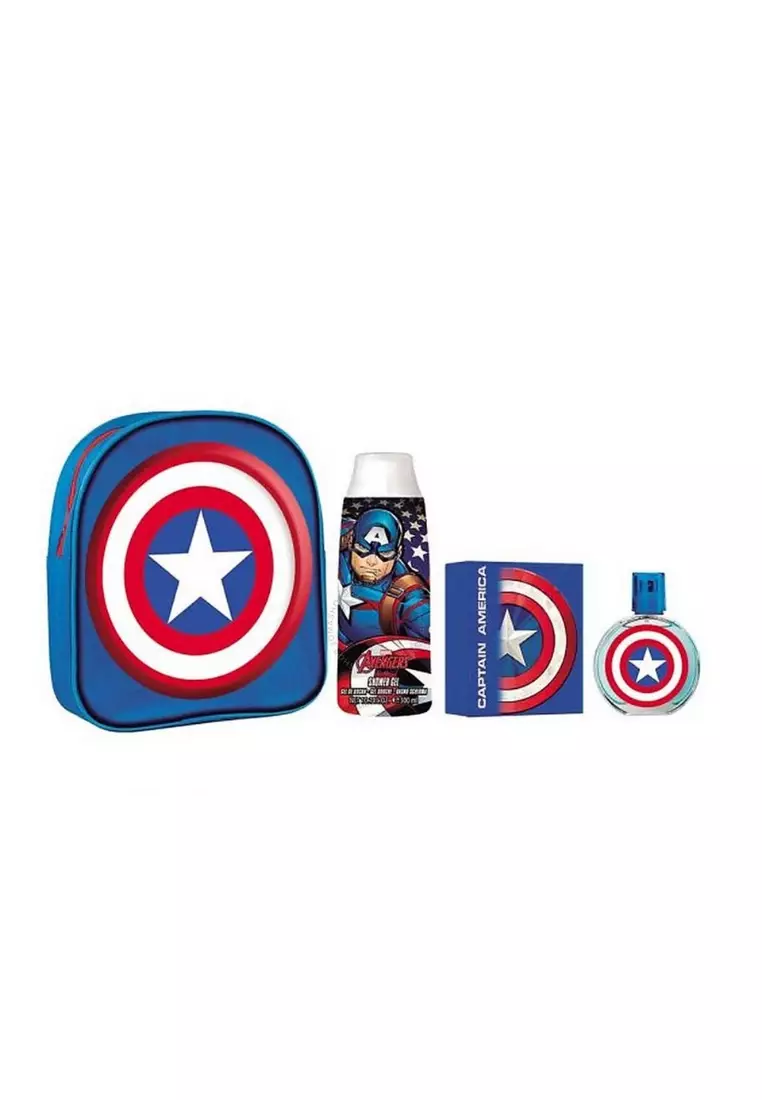 Captain America Backpack + EDT 50ml + Shower Gel 300ml [YAV122]