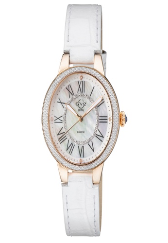 Gevril white GV2 Astor II Women's MOP Dial IPRG White strap Watch 8BADEAC7328F7BGS_1