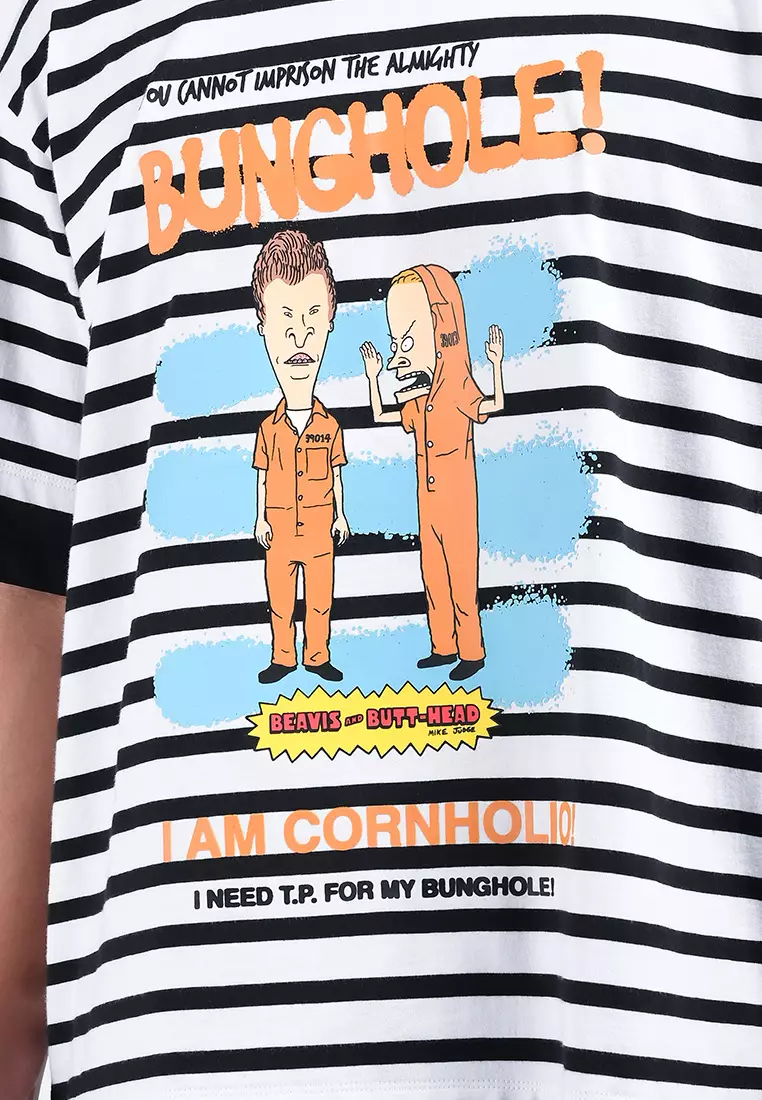 MANZONE Kaos Lengan Pendek Pria BUNGHOLIO-BWO - WHITE