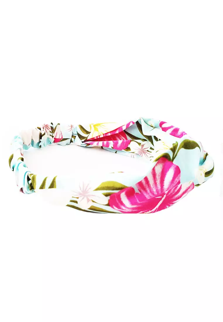 Twisted Headband Fiesta Aqua