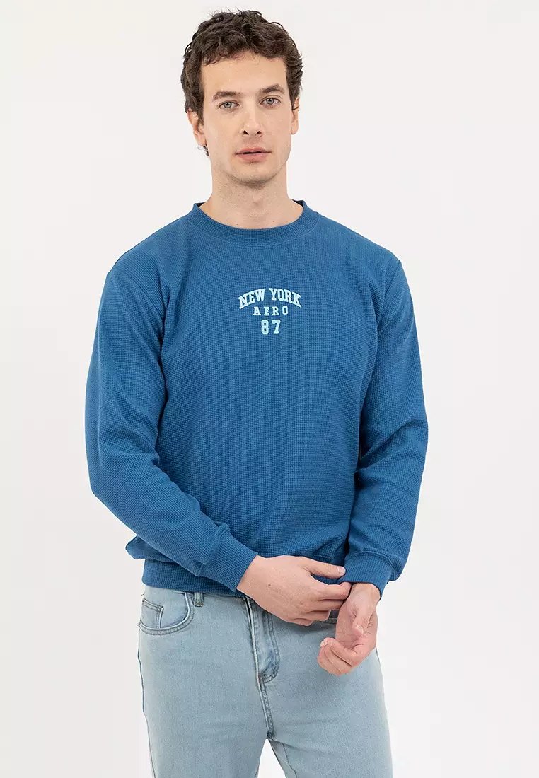 AEROPOSTALE Men's Classic Logo Tee – 1987 New York Graphic, Crew Neck Short Sleeve Shirt - View #4
