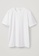 COS white Regular-Fit Brushed Cotton T-Shirt 9C977AA1A45005GS_4