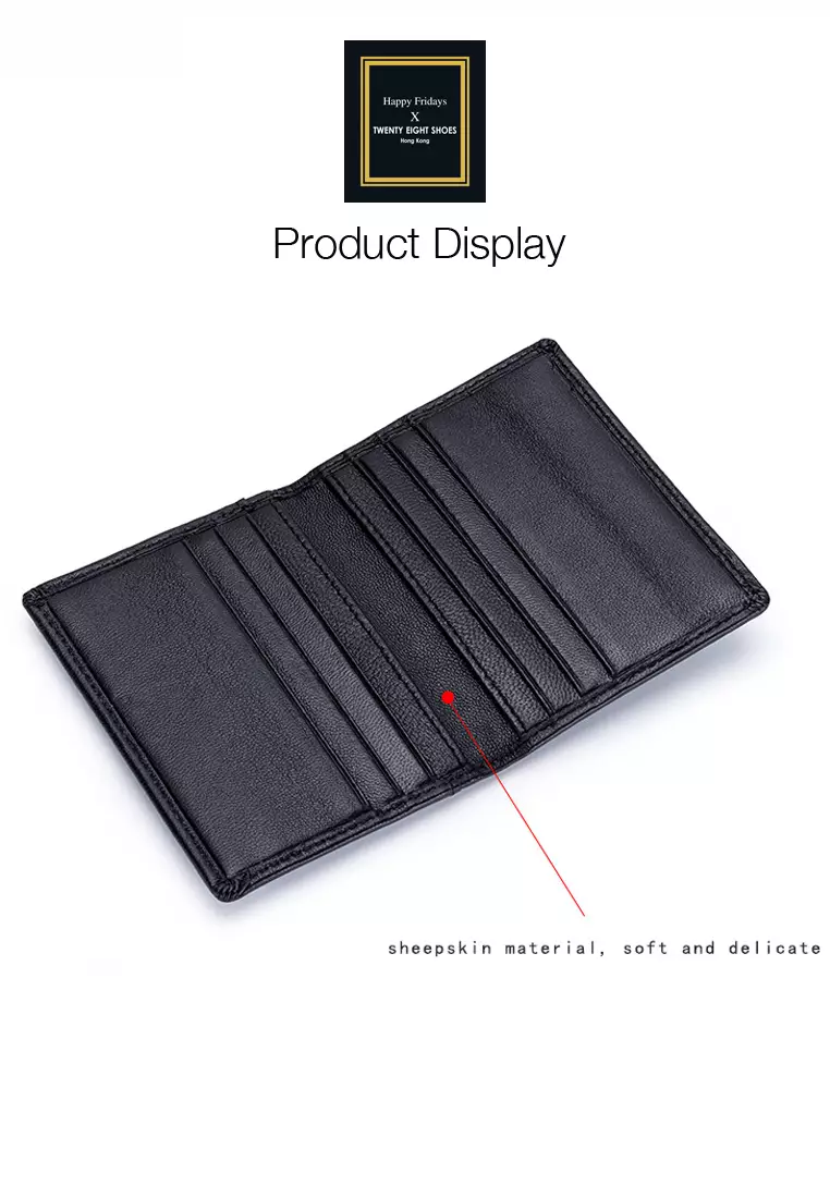 Weave Sheepskin Multi-Slot Card Holder JW YT-8861