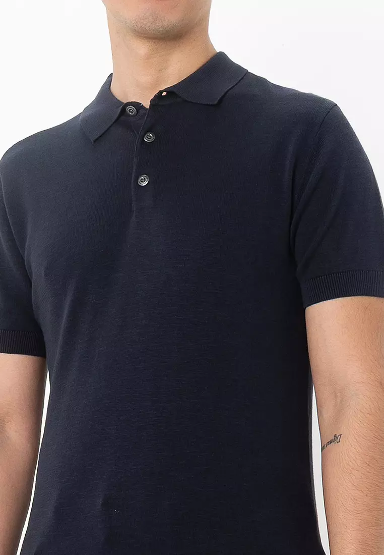 Knitted Polo Shirt