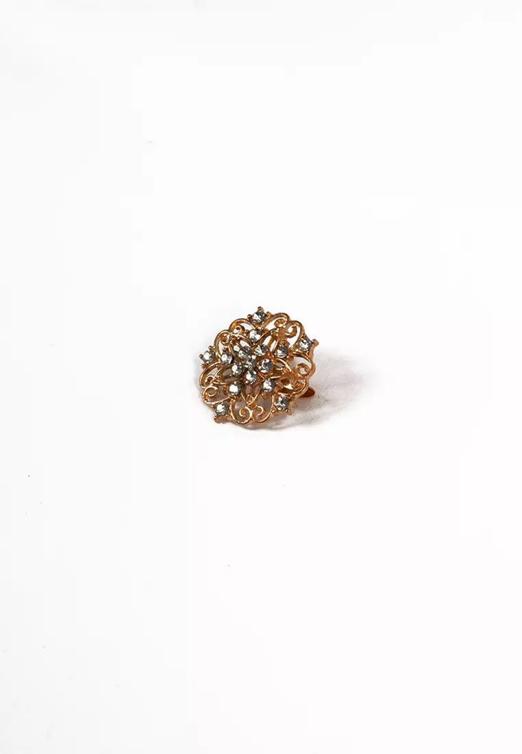 Houseofcuff lapel pin brooch bros untuk jas TUSUK GOLD A62