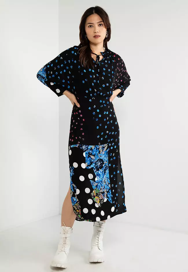 Zalora polka 2025 dot dress