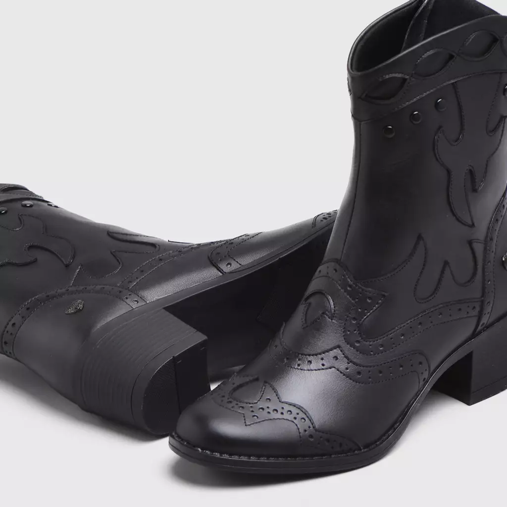 Nataca Boots Genuine Leather Black