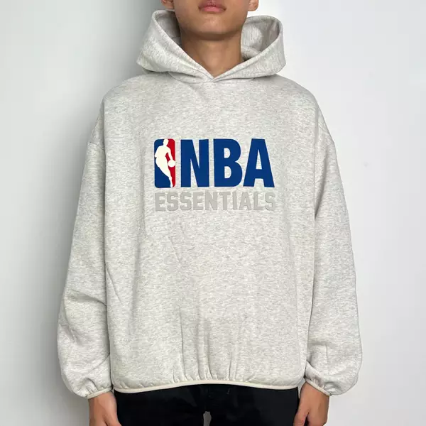 Hoodie ESSENTIALS NBA LIGHT HEATHER HOODIE 100% ORIGINAL