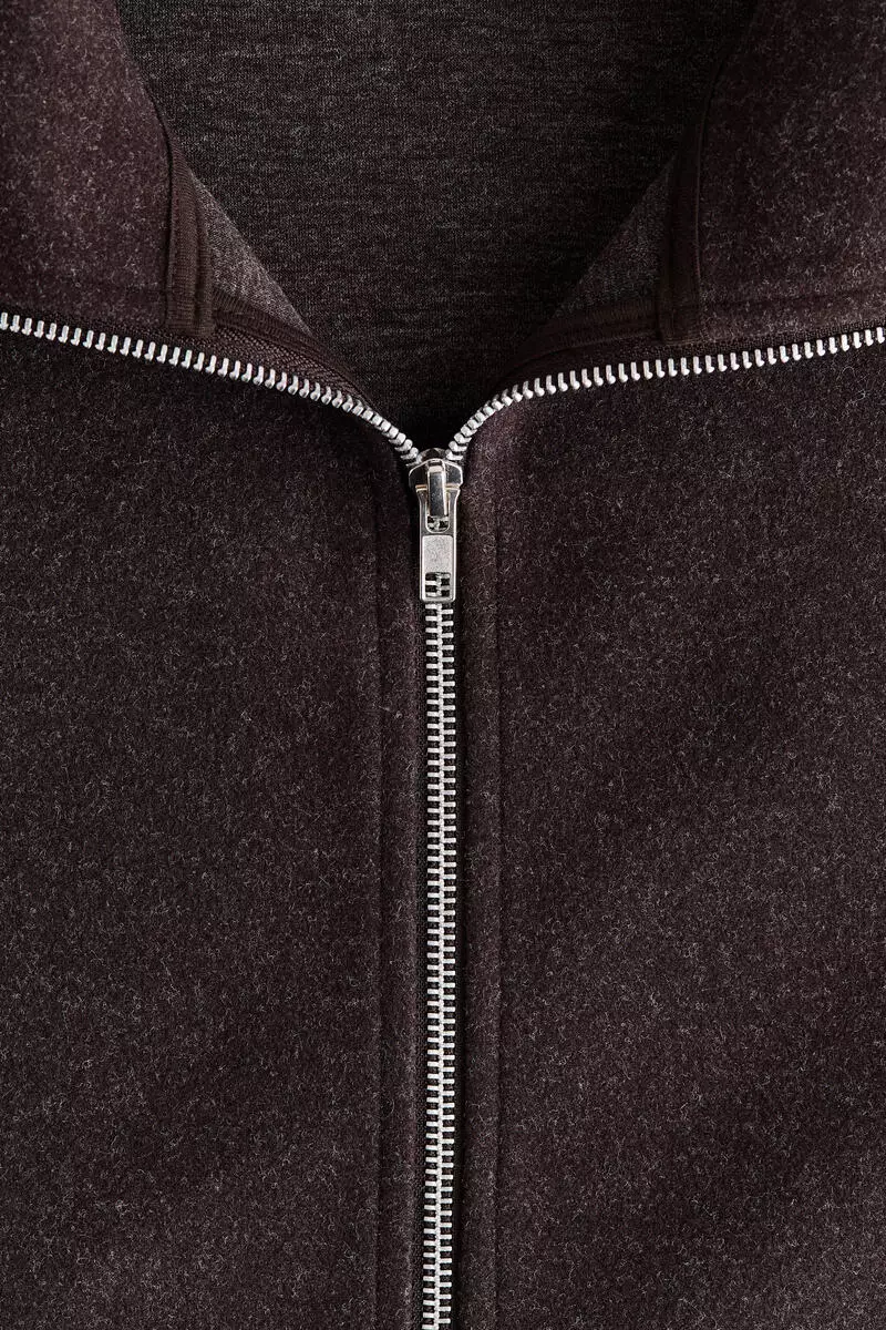 Zip-through sweatshirt