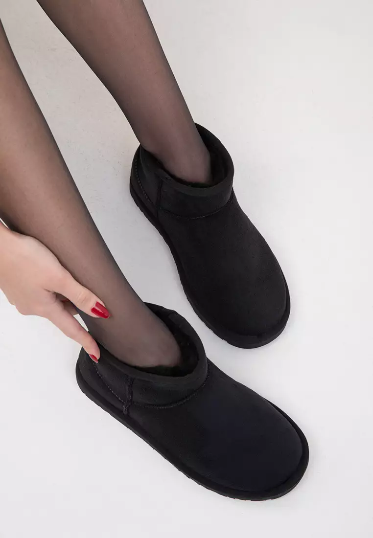 Black Suede Women's Boots & Booties 20024