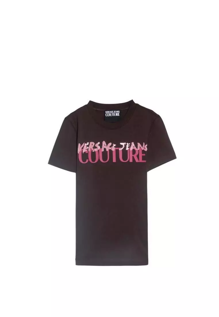Buy VERSACE JEANS COUTURE Institutional Logo T-Shirt Online