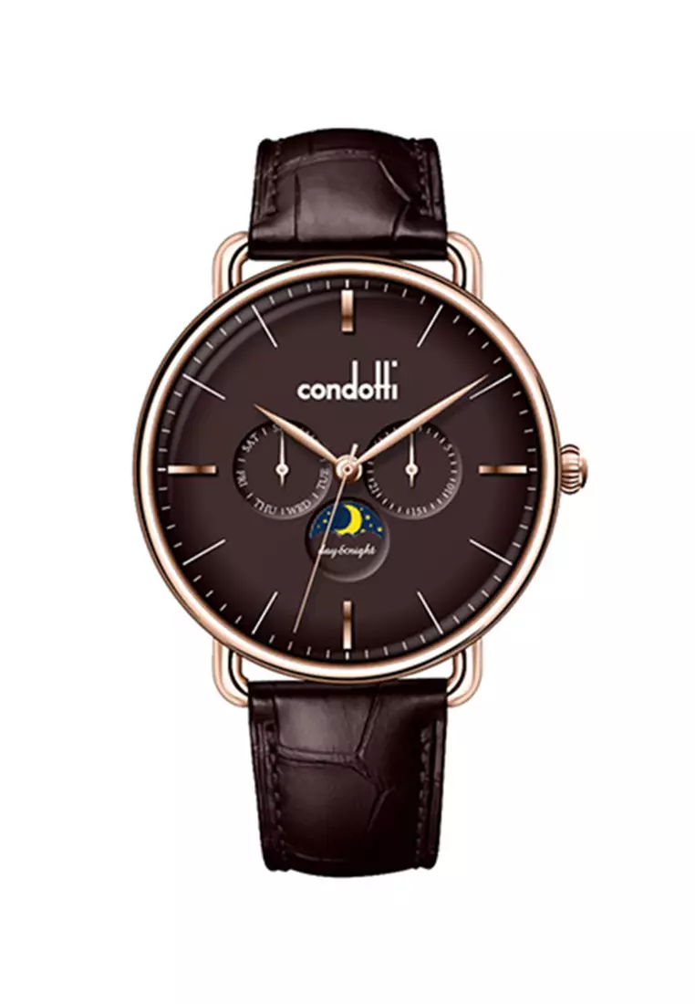 Jam Tangan Pria Condotti Genuino CN1092-RG05-L05