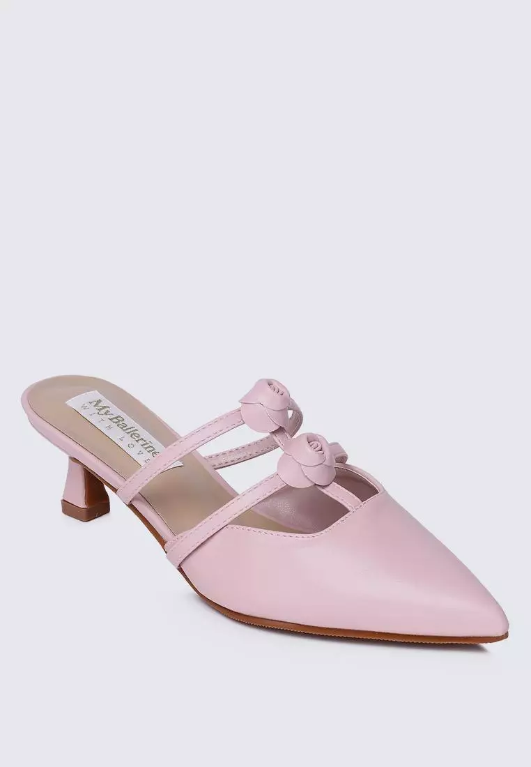 Enchantée Comfy Heels In Pink
