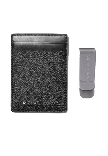 MICHAEL KORS Michael Kors Money Clip Card Case In Gifting Box Set Black  2023 | Buy MICHAEL KORS Online | ZALORA Hong Kong