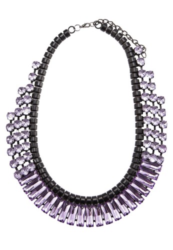 Faceted esprit專櫃Gemstones On Thick Chain Necklace, 韓系時尚, 梳妝