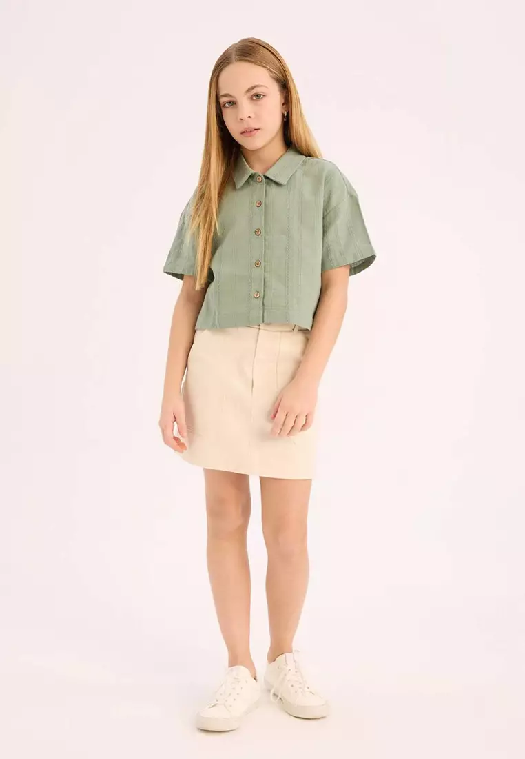 Jual DeFacto Gabardine Skirt Original 2026 | ZALORA Ind…