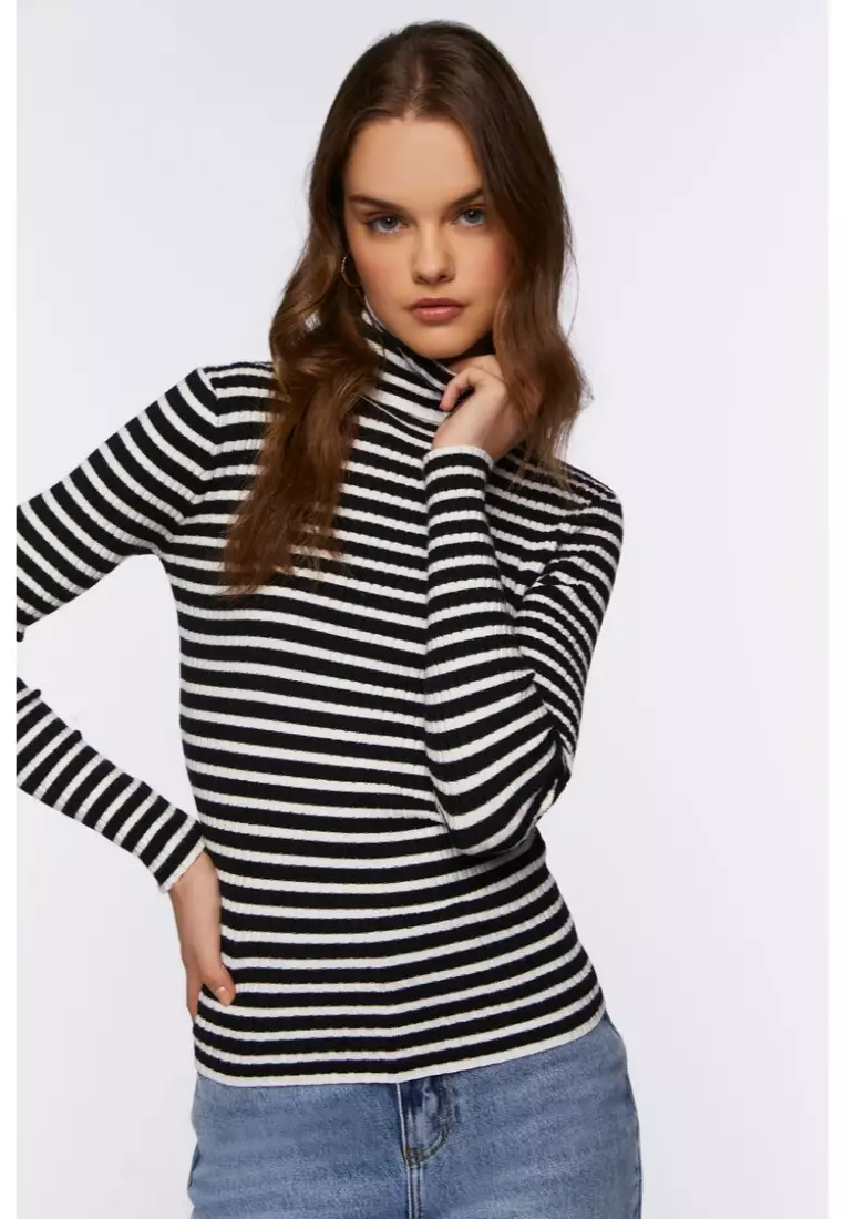 Striped long sleeve shirt forever 21 store