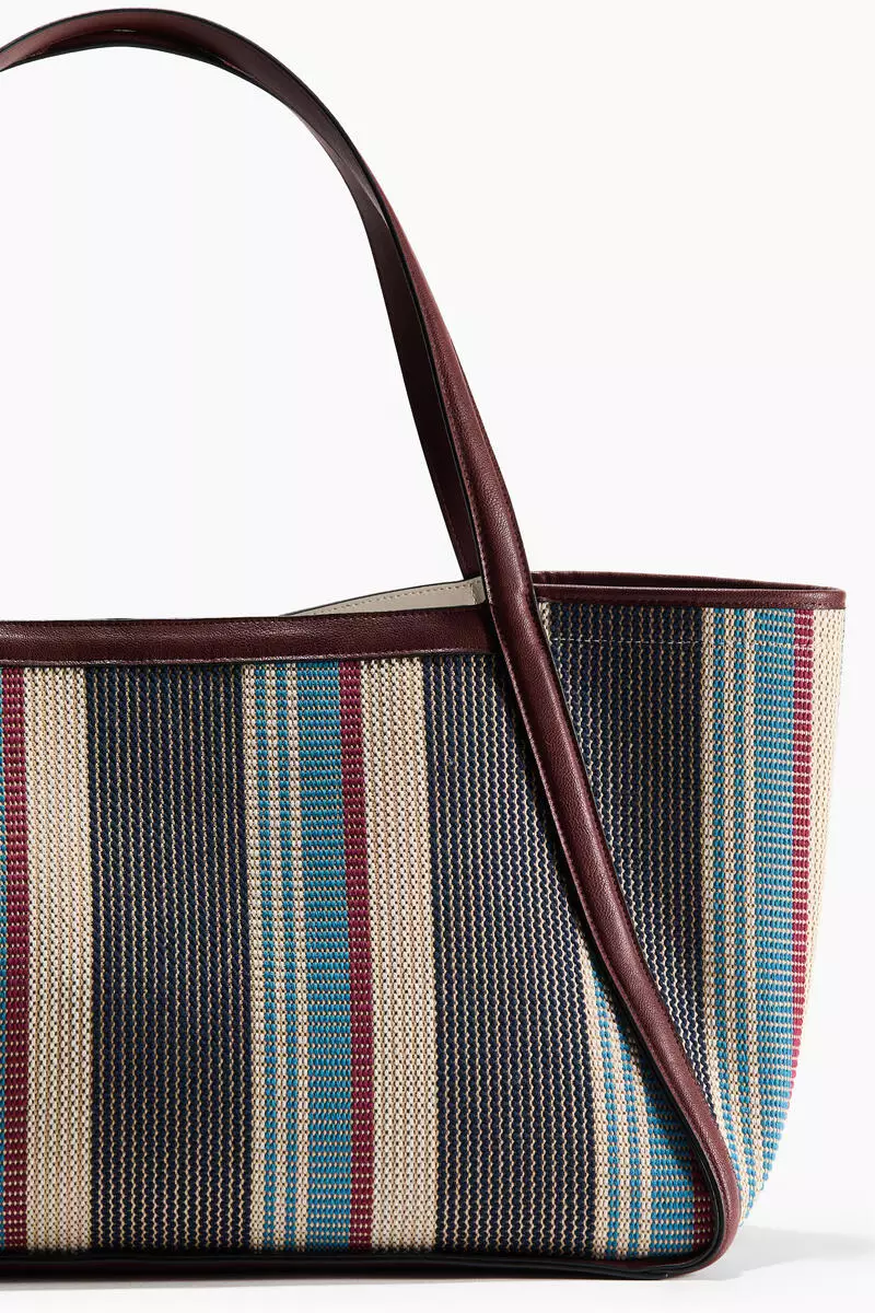 Jacquard-weave shopper
