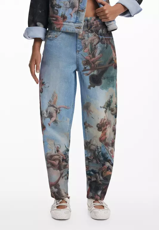 Fresh denim pants for women I Desigual.com
