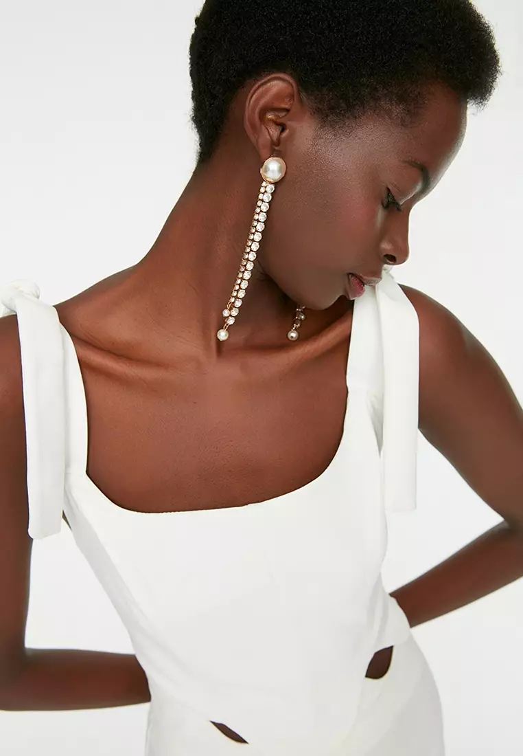 Buy Trendyol Tie Bustier Top 2024 Online ZALORA