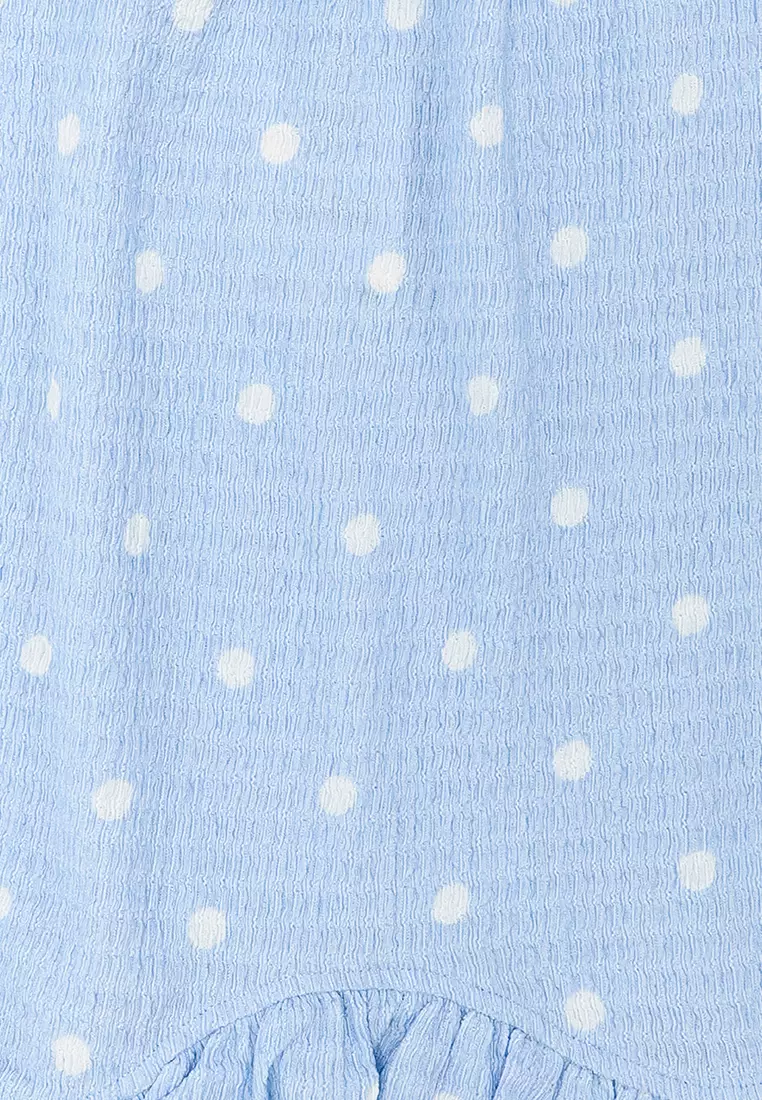 Hazel Scalloped Sleeveless Dress