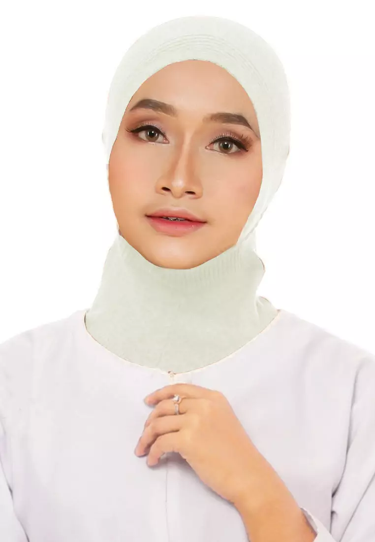 2 in 1 Ninja Inner Rajut Premium Broken White & Black