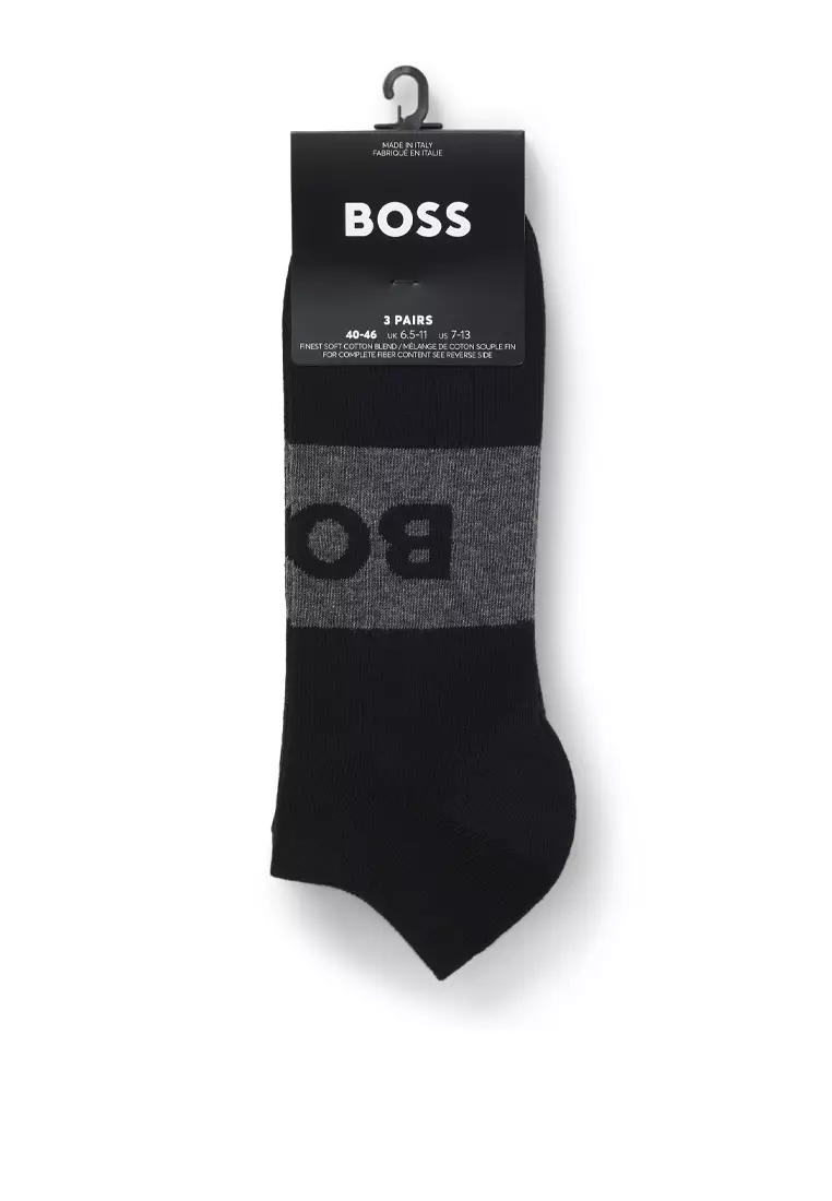 Ankle Length Socks 3 Pack - BOSS Mainline