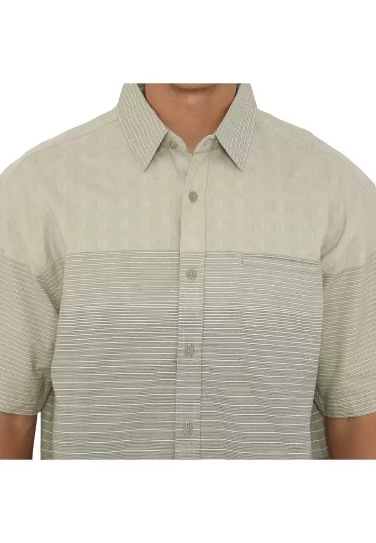 POLICE Kemeja Border Printing Regular Fit Pria