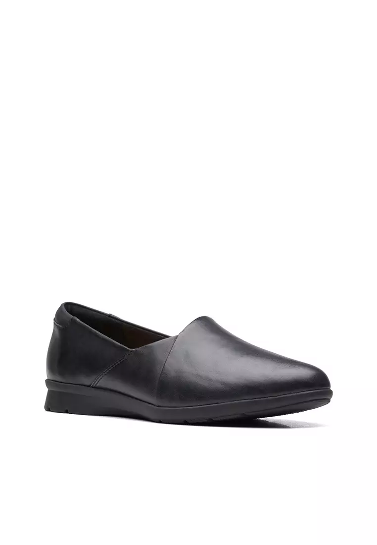 Discount on Clarks  shoes - SKU: Jenette Grace Flat Pump Black