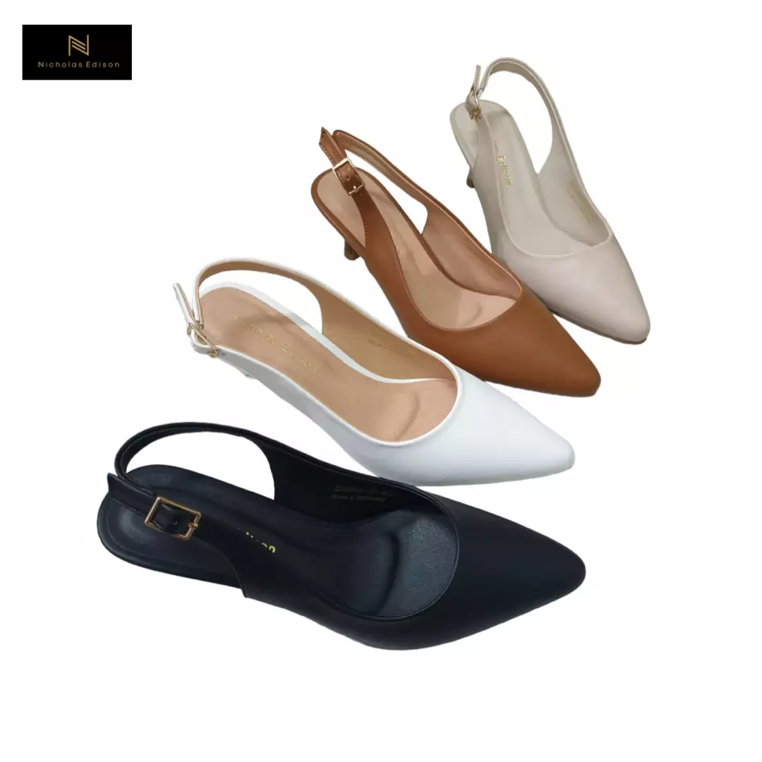 Nicholas Edison Heel Luxo Black