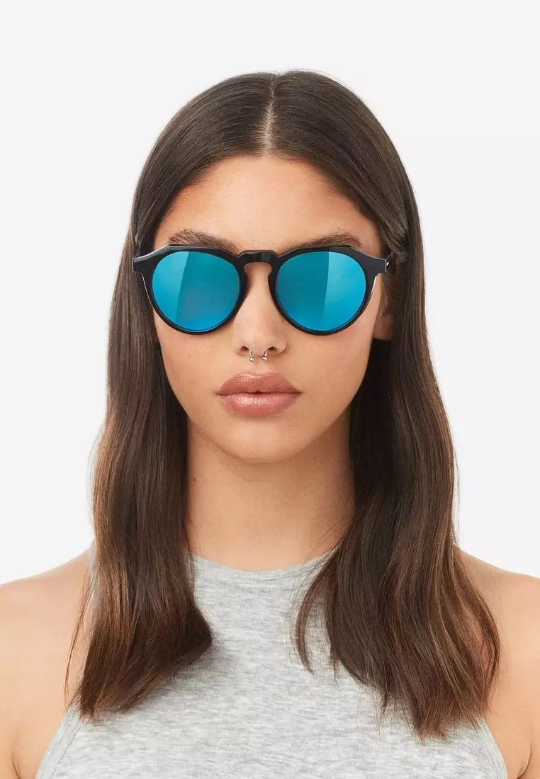 Warwick Raw - Black Clear Blue Sunglasses for Men and Women, Unisex. Official Product designed and Made in Spain