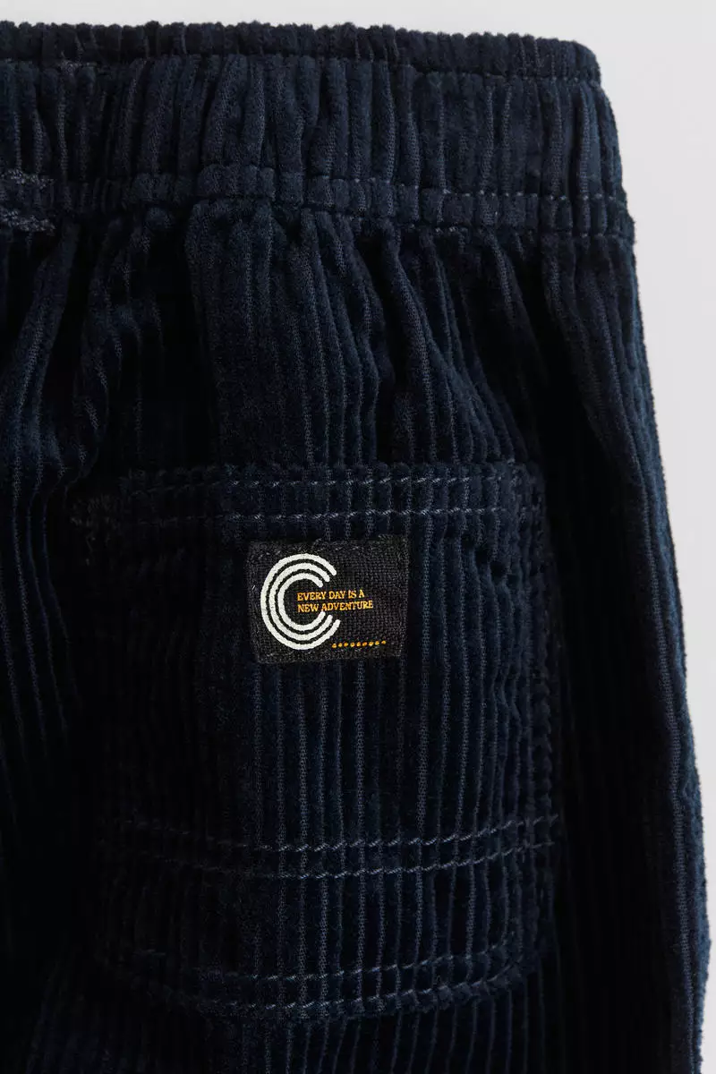 Cotton corduroy trousers