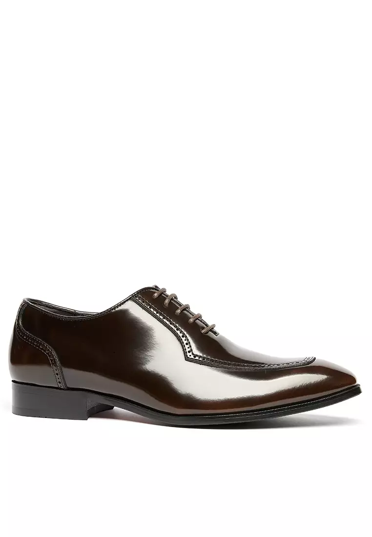 Discount on Twenty Eight Shoes  shoes - SKU: Brogue Glossy Leather Oxford Shoes KB24315-4