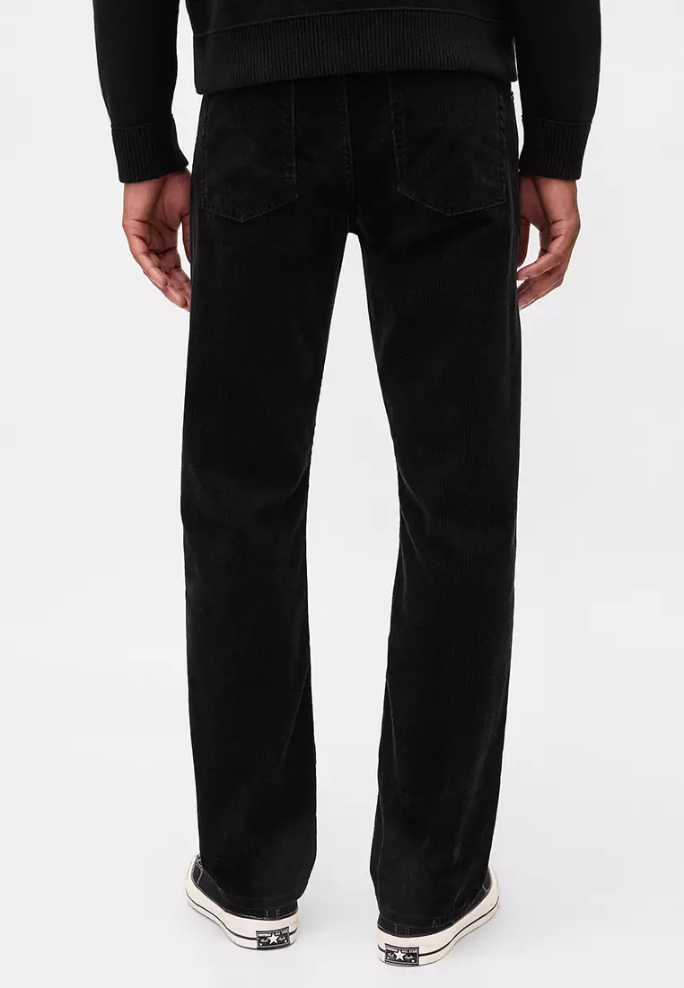 Corduroy Relaxed Straight Pants