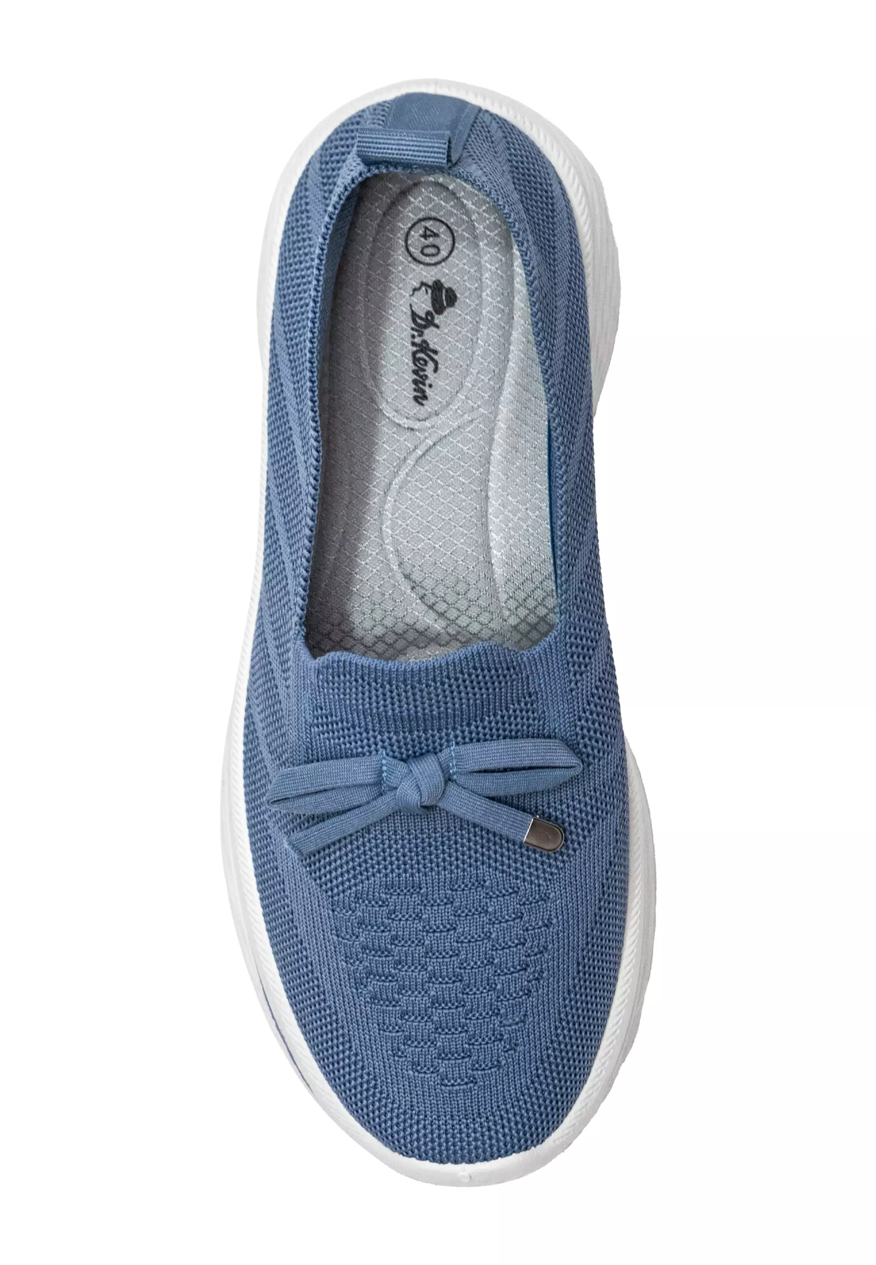 Dr. Kevin Sepatu Olahraga Sport Wanita Sneakers Rajut Slip On 559-006