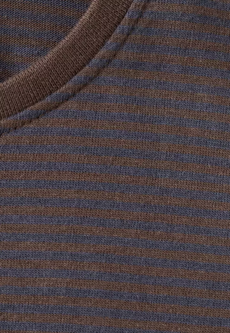 Striped Cotton T-Shirt