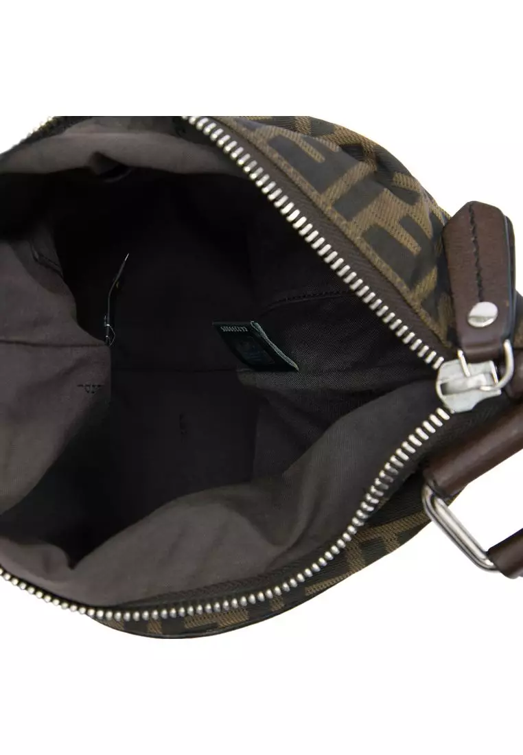 Pre-Loved Fendi Zucca Canvas Crossbody