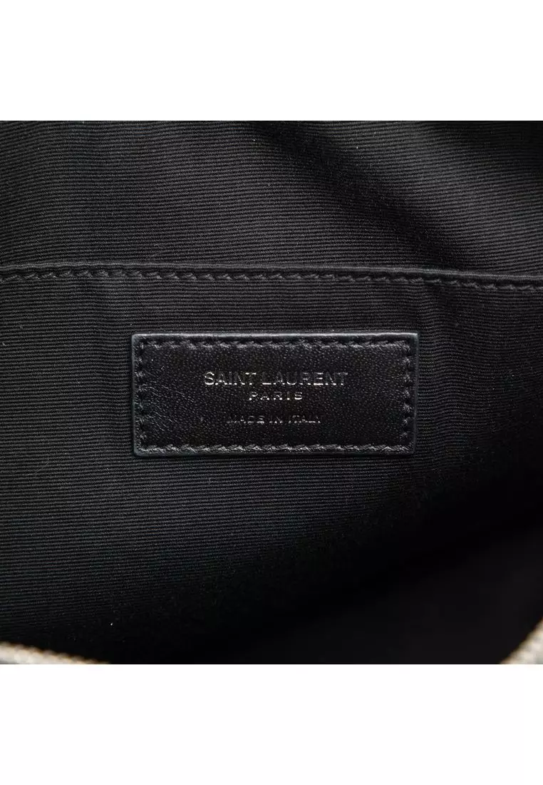 Pre-Loved Saint Laurent Canvas Monogram Lou Camera Bag