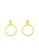 TOMEI TOMEI Lusso Italia Golden Pizzaz Collection Earrings, Yellow Gold 916 D8DC3AC88D73A2GS_1