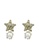 Red's Revenge 金色 Molten Star Pearl Dangle Earrings A23E6AC6C3672CGS_1