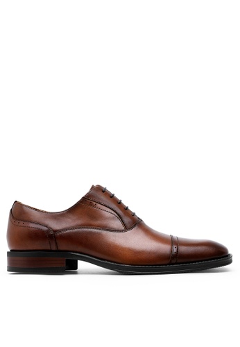 Twenty Eight Shoes brown Leather Cap Toe Business Shoes DS8856-61-62 13EC0SHA5904C3GS_1