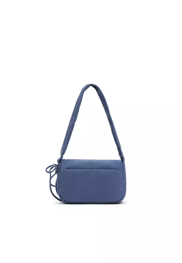 Tracey Puffy Plush Bow Crossbody