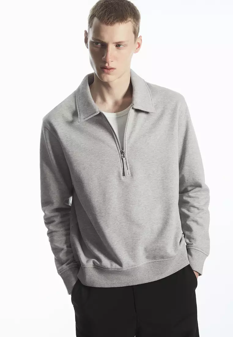 Buy COS Collared Half-zip Sweatshirt 2024 Online