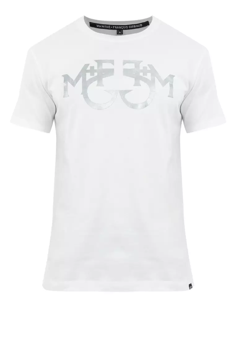 Men's Girbaud White G Mono Tee